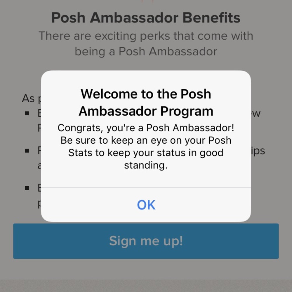 Your Newest Posh Ambassador!
